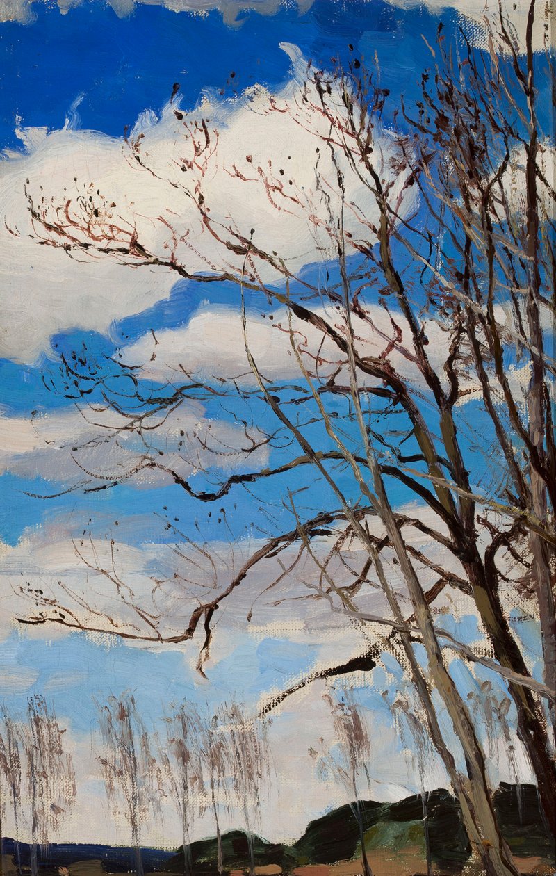 Trees Against the Sky by Ferdynand Ruszczyc
