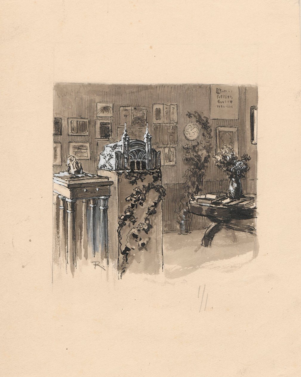 Applied Art Section at the Exhibition in Minsk by Ferdynand Ruszczyc