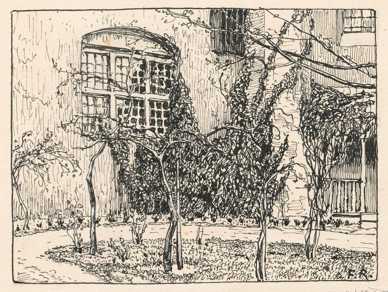Garden at the Former Bernardine Church in Warsaw by Ferdynand Ruszczyc
