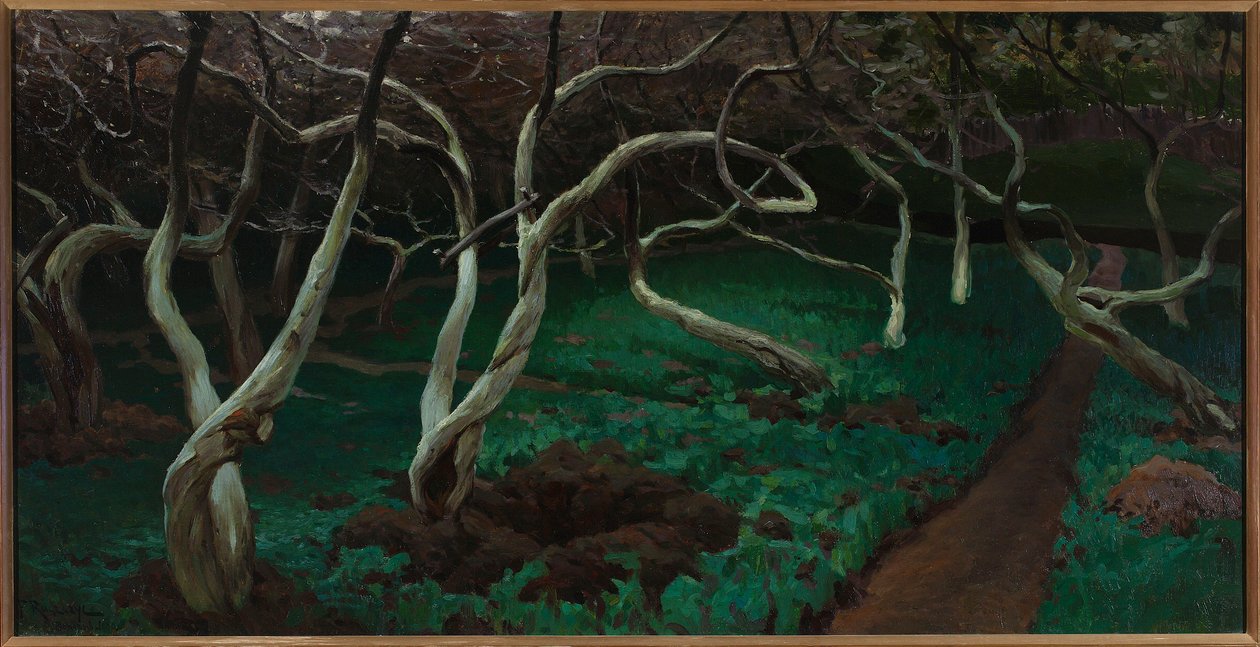 Old Apple Trees by Ferdynand Ruszczyc