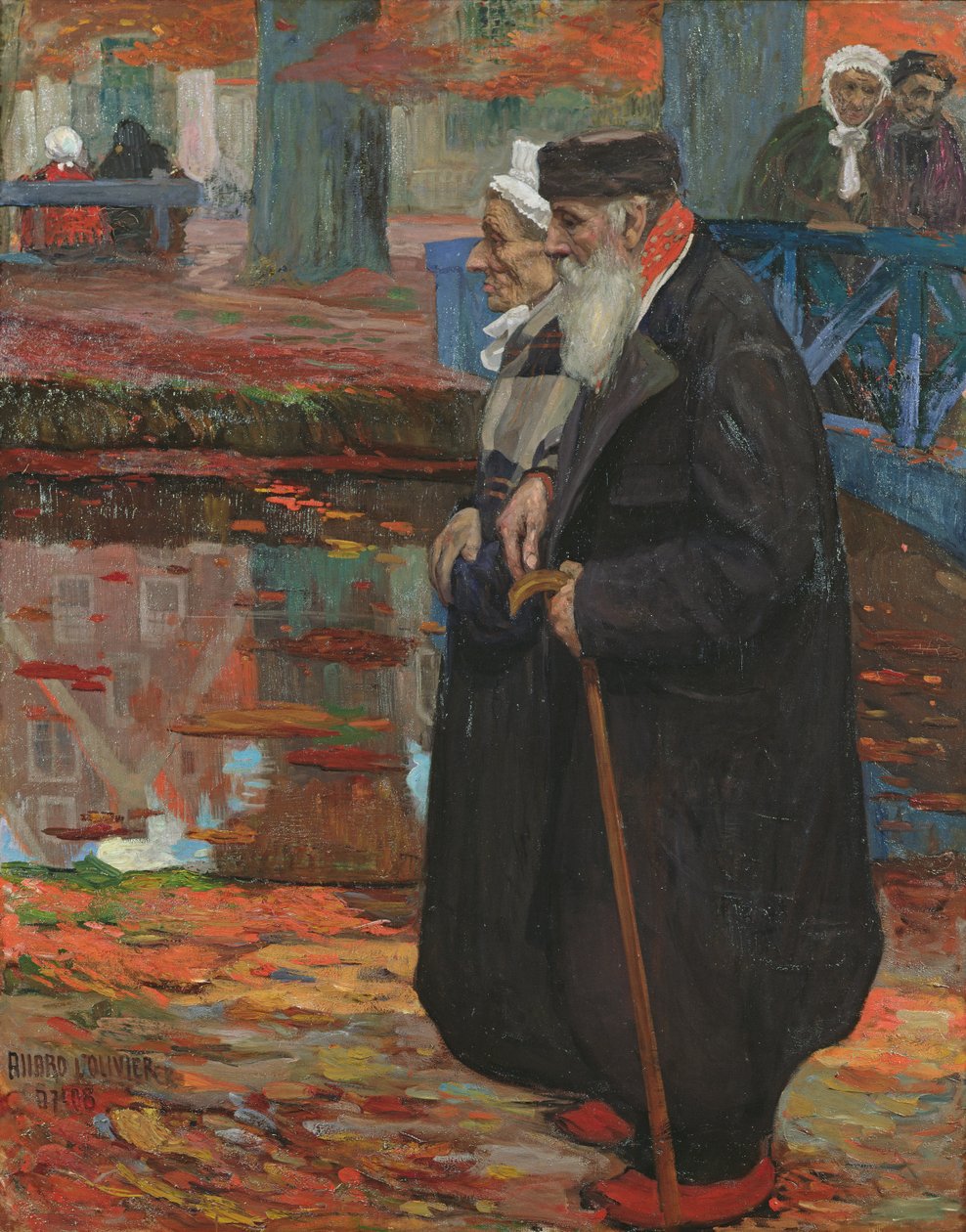 The Old Couple by Fernand Allard L