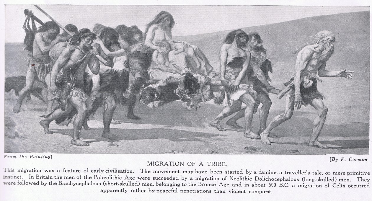 Migration of a Tribe, illustration from 