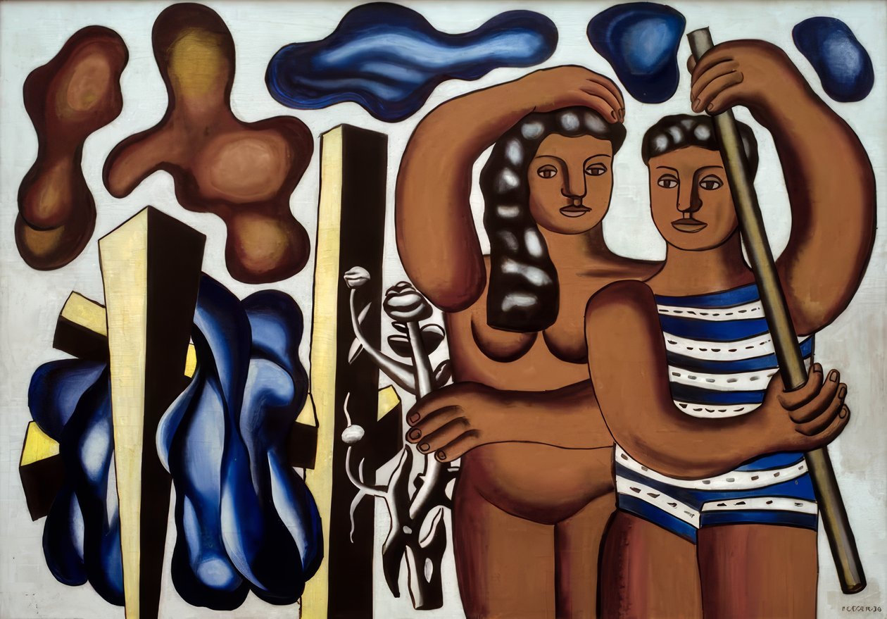 Adam and Eve (Study) by Fernand Leger