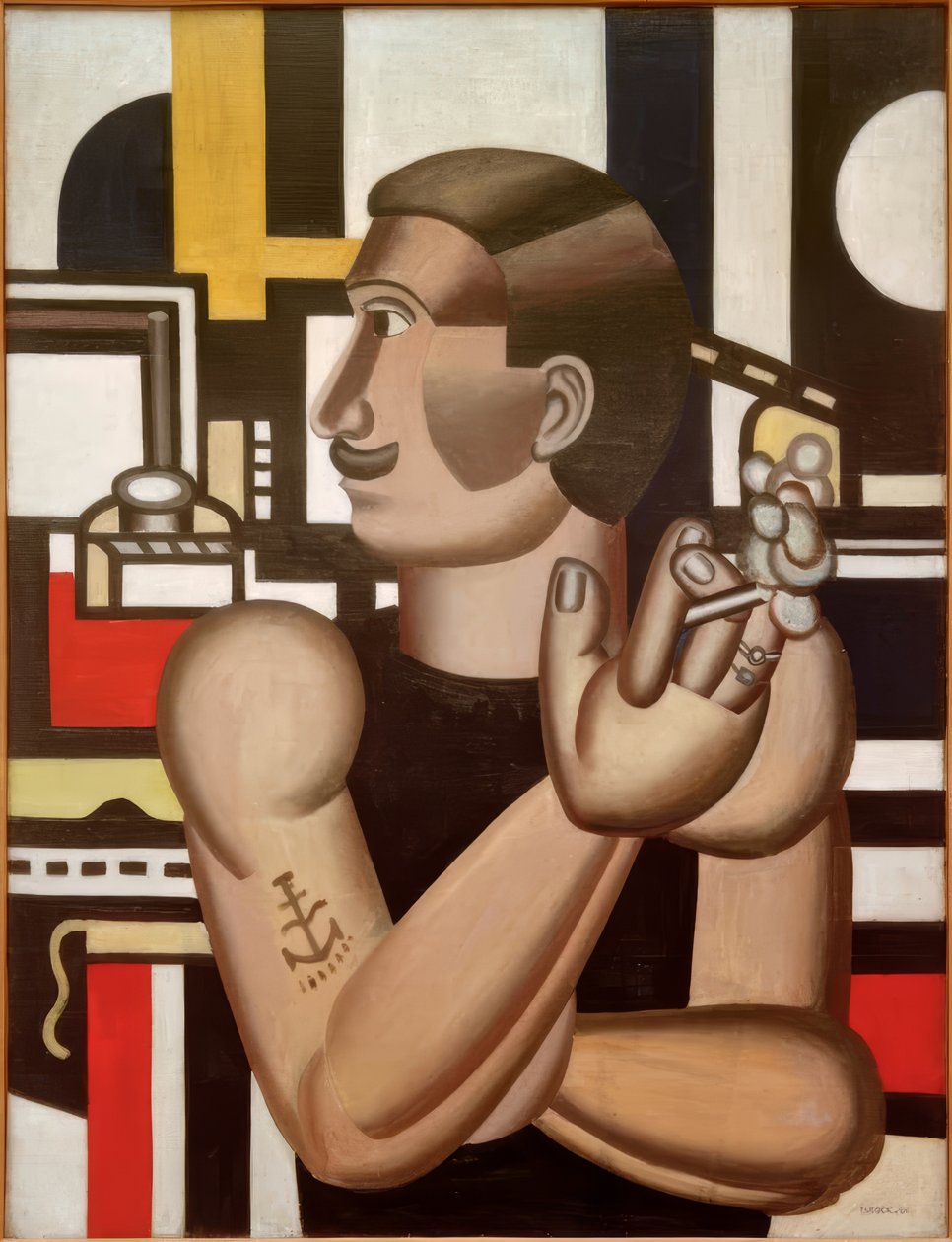 The Mechanic by Fernand Leger