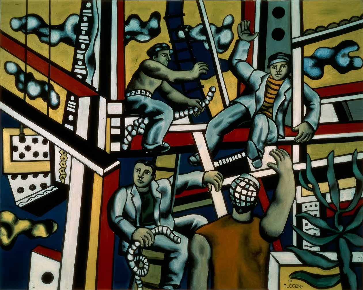 The Construction Workers by Fernand Leger