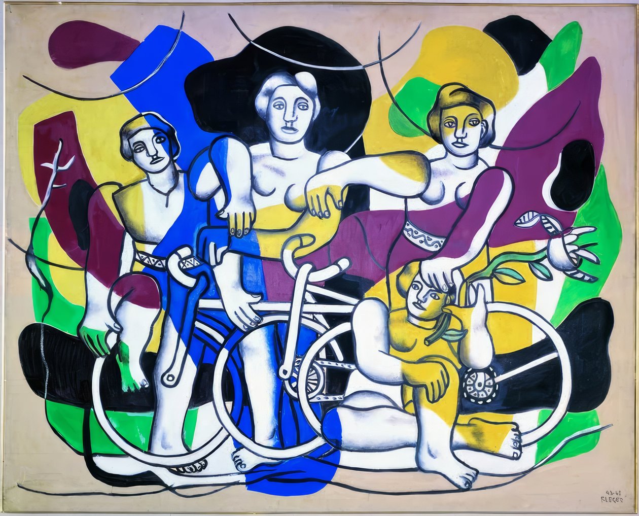 The Cyclists by Fernand Leger