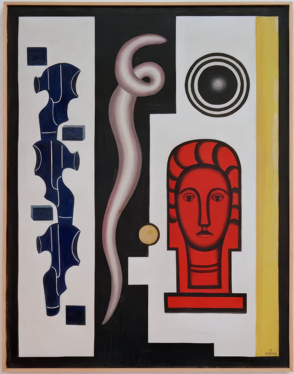 Composition with Red Head by Fernand Leger
