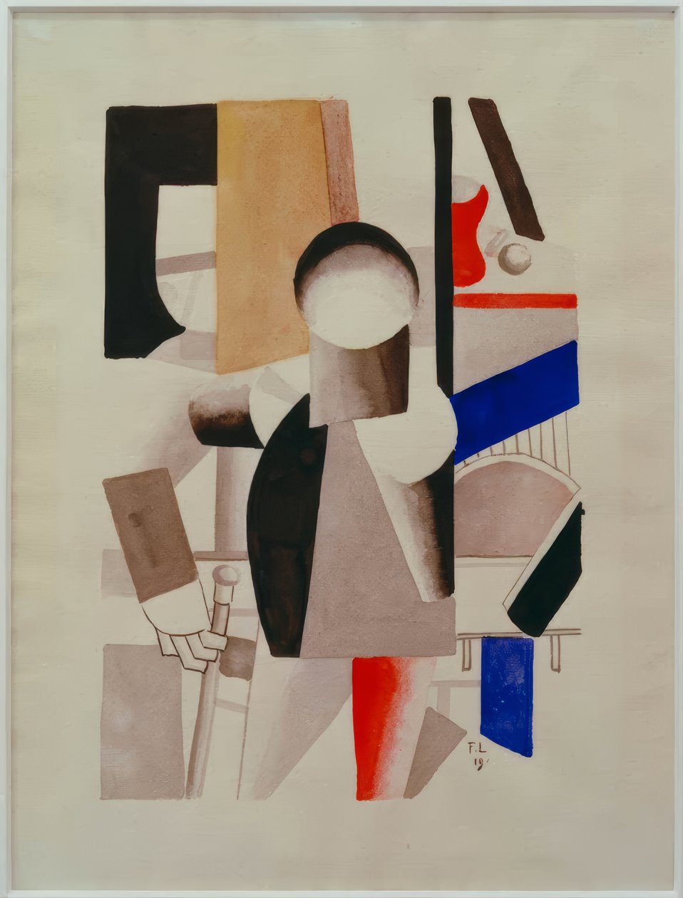 Study for The Three Comrades by Fernand Leger