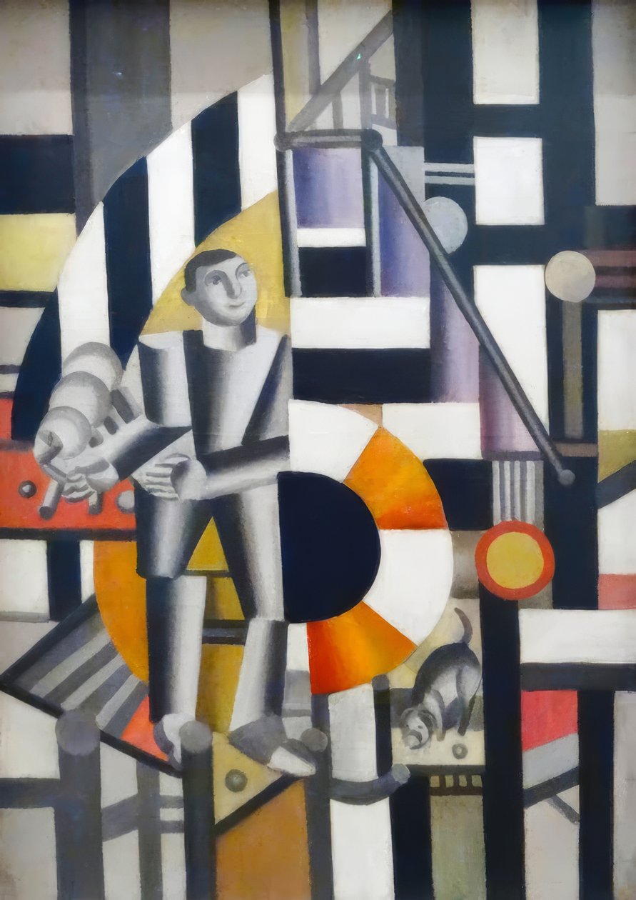 The Man with the Pipe by Fernand Leger
