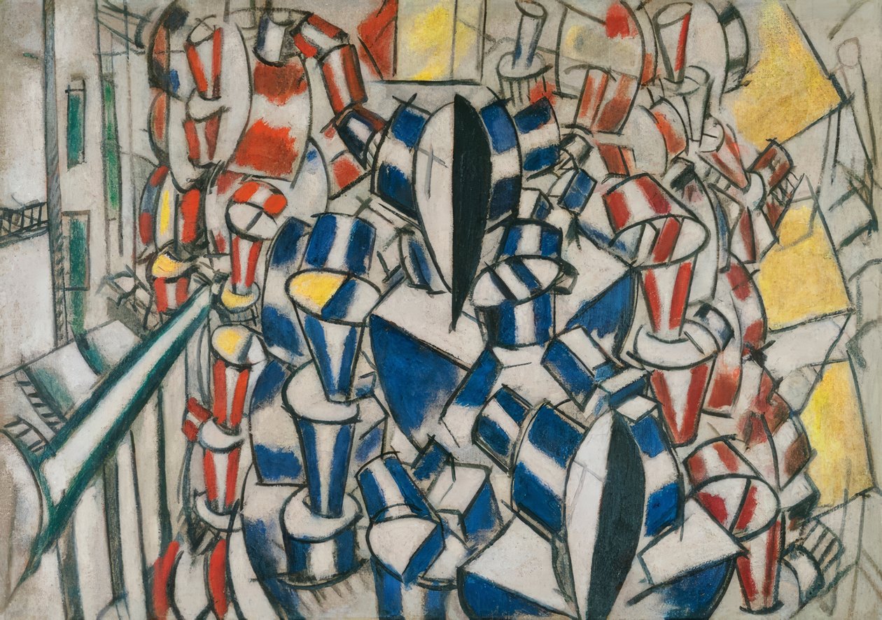 The Staircase (Second State) by Fernand Leger