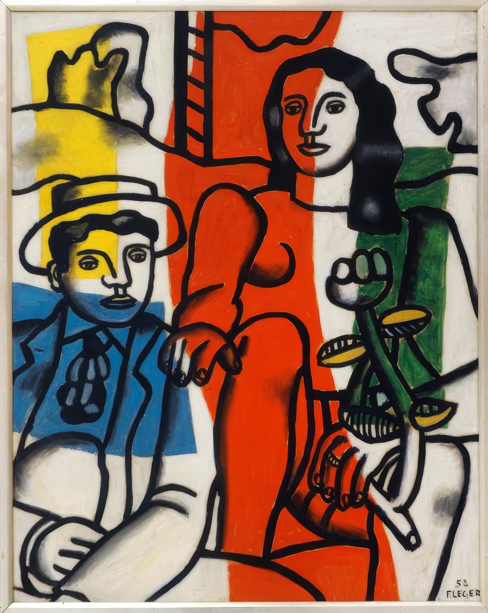 Two Lovers in the Landscape by Fernand Leger