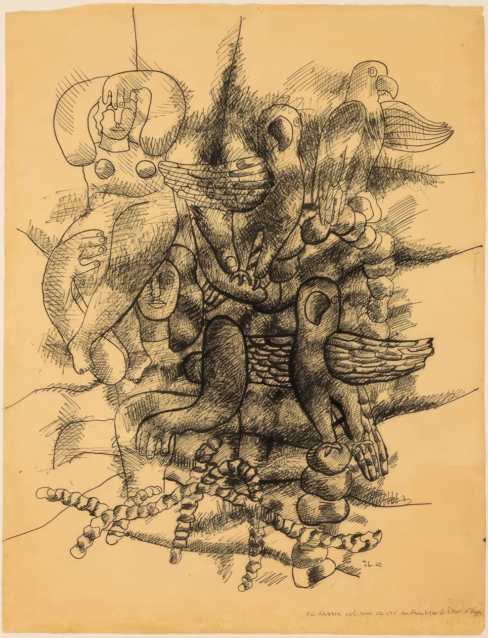 Women and Birds by Fernand Leger