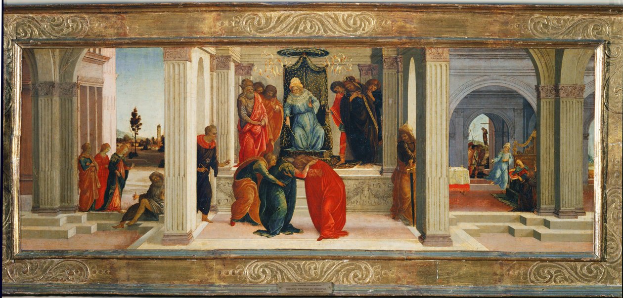 Three Scenes from the Life of Esther: Mordechai Laments the Fate of the Jews by Filippino (attr.to) Lippi