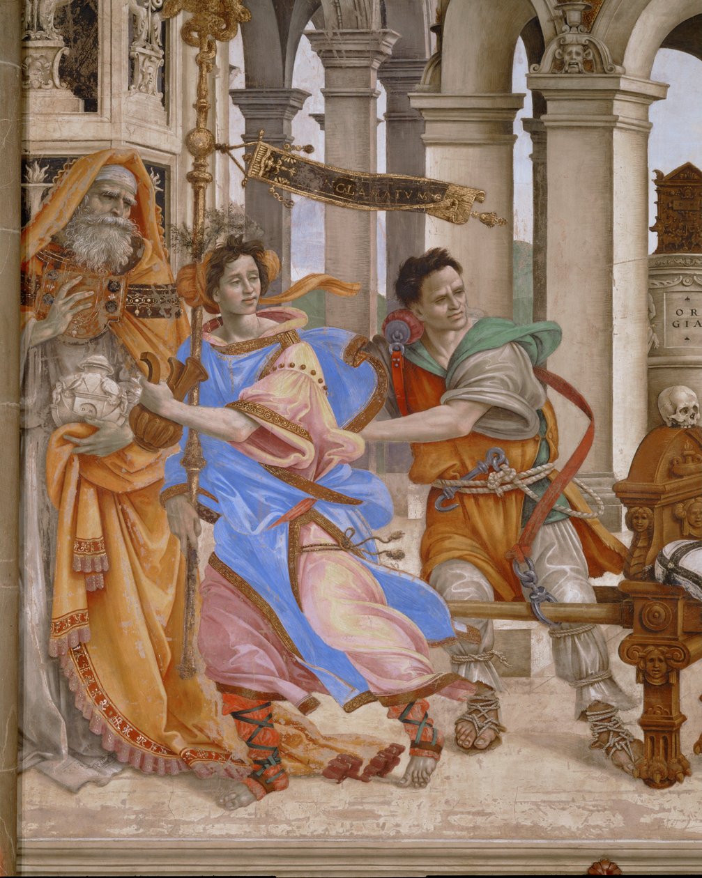 Saint John Evangelist Resurrects Drusiana by Filippino Lippi
