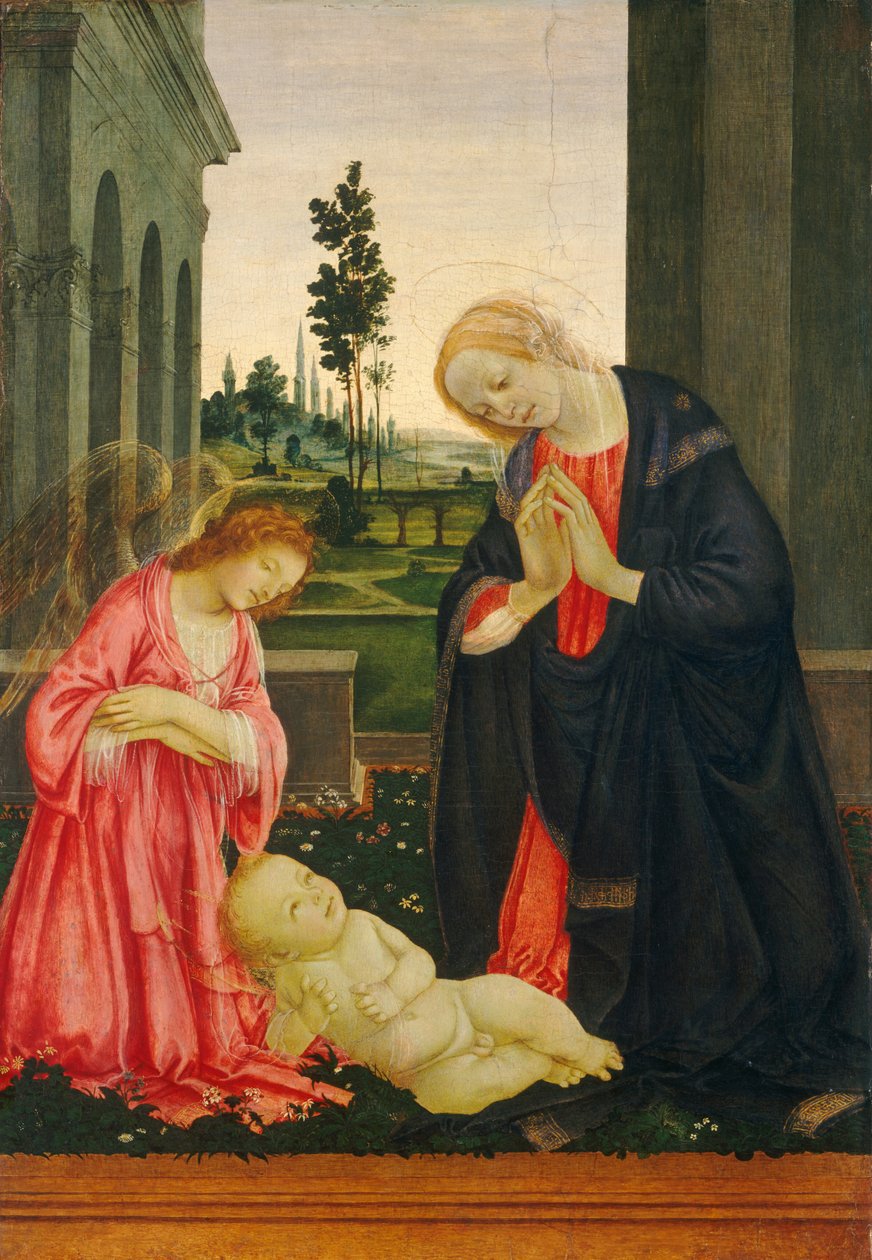 The Adoration of the Child, c.1475-1480 by Filippino Lippi