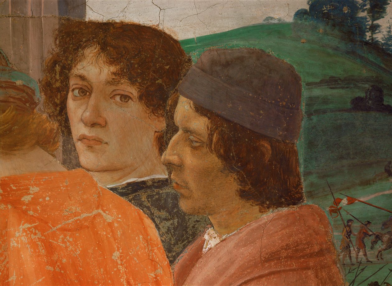 Two Youths Watching the Crucifixion of Saint Peter by Filippino Lippi