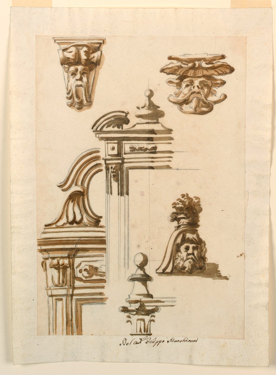 Architectural Studies, 1750–90 by Filippo Marchionni