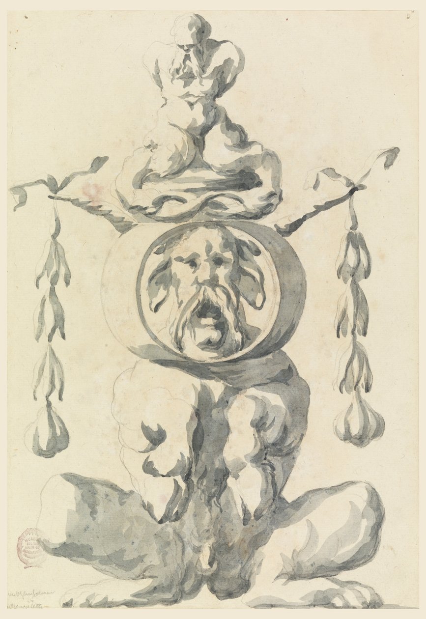 Grotesque Figure by Filippo Marchionni