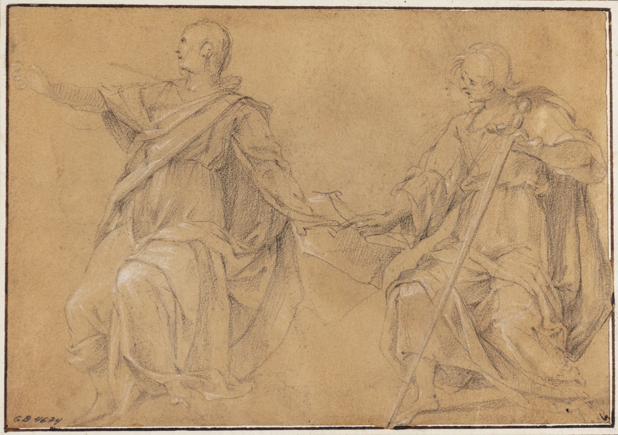 Sts James the Great (?) and John the Evangelist by Filippo Paladini