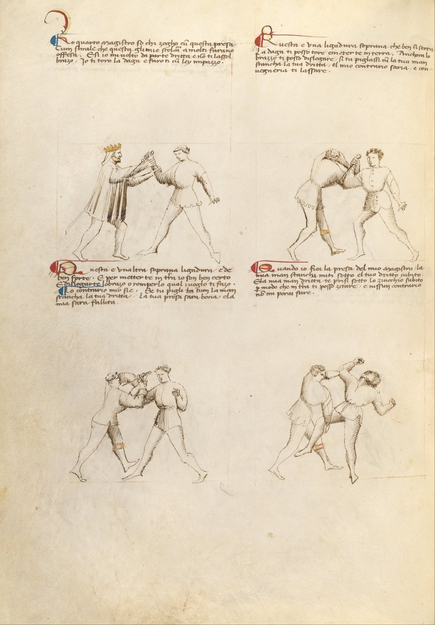Combat with Dagger by Fiore Furlan dei Liberi da Premariacco