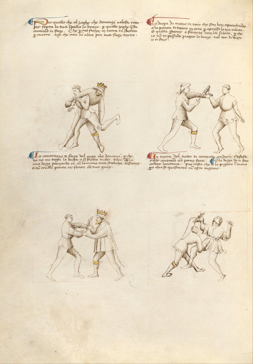 Combat with Dagger by Fiore Furlan dei Liberi da Premariacco