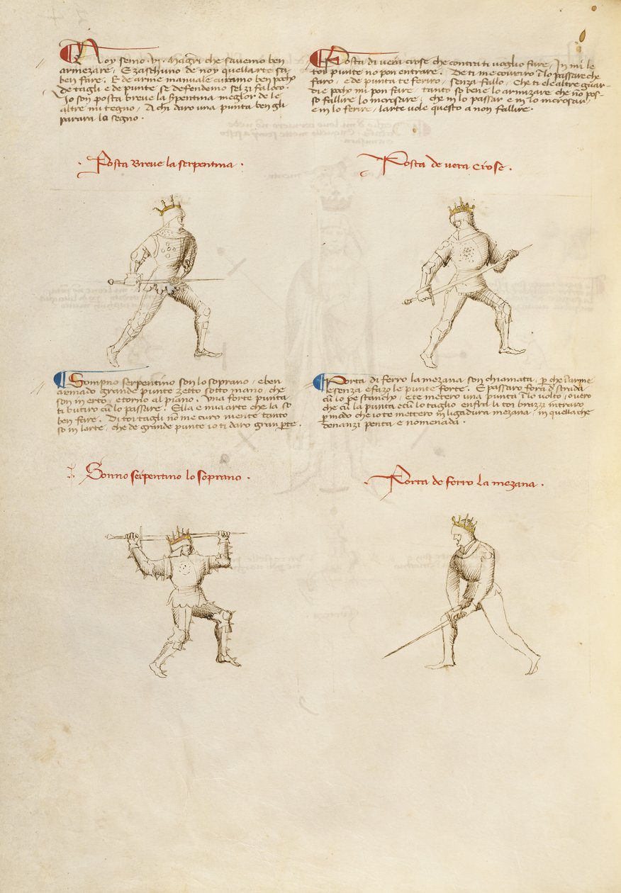 Combat with Sword by Fiore Furlan dei Liberi da Premariacco
