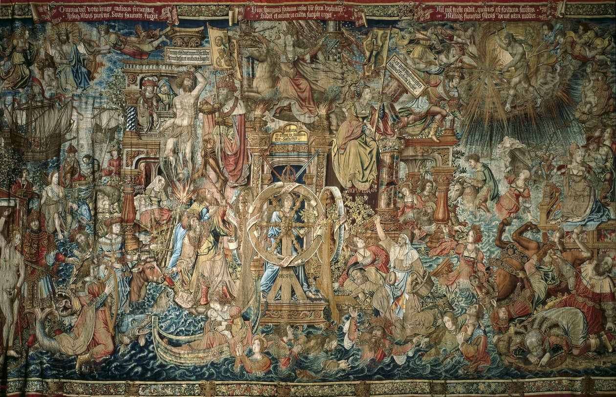 Fortune (1520-1525), Tapestry of the Series of Honours of the Royal Palace of the Granja de San Ildefonso by Flemish School