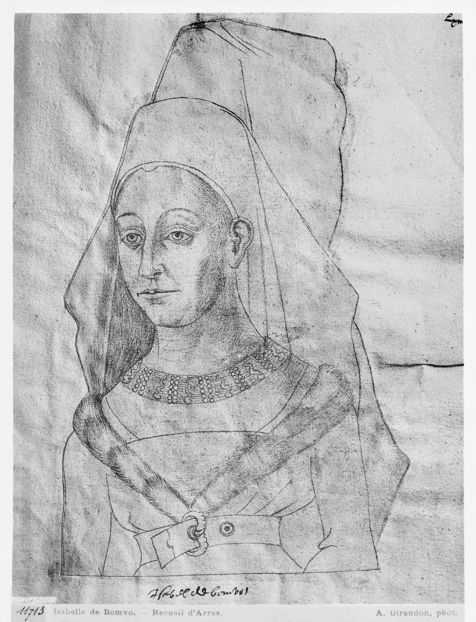 Isabella of Bourbon, Countess of Charolais, second wife of Charles the ...