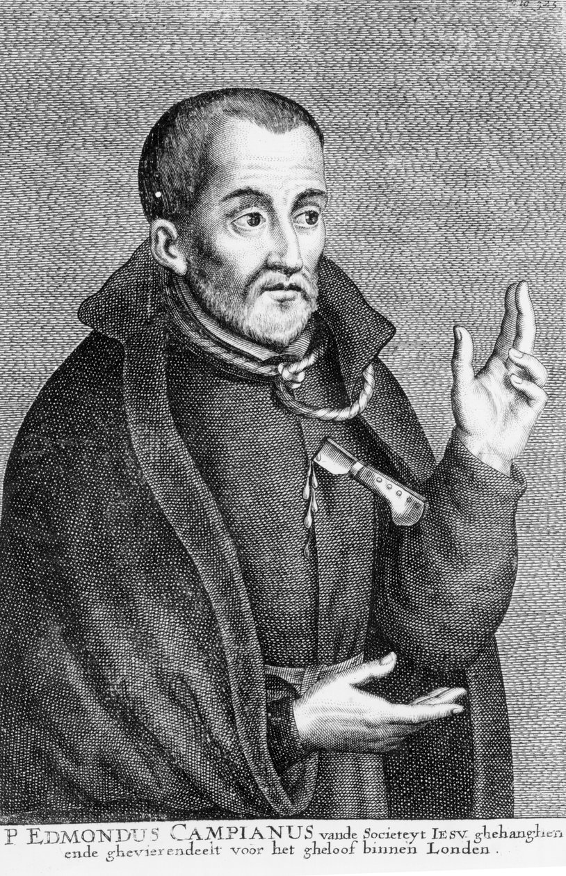 Saint Edmund Campion from a Print Made by Jacques Neeffs by Flemish School