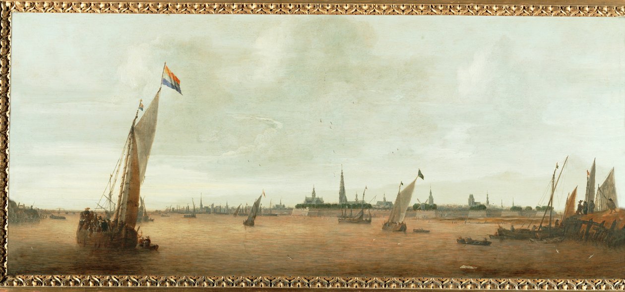 View of Antwerp, Belgium by Flemish School