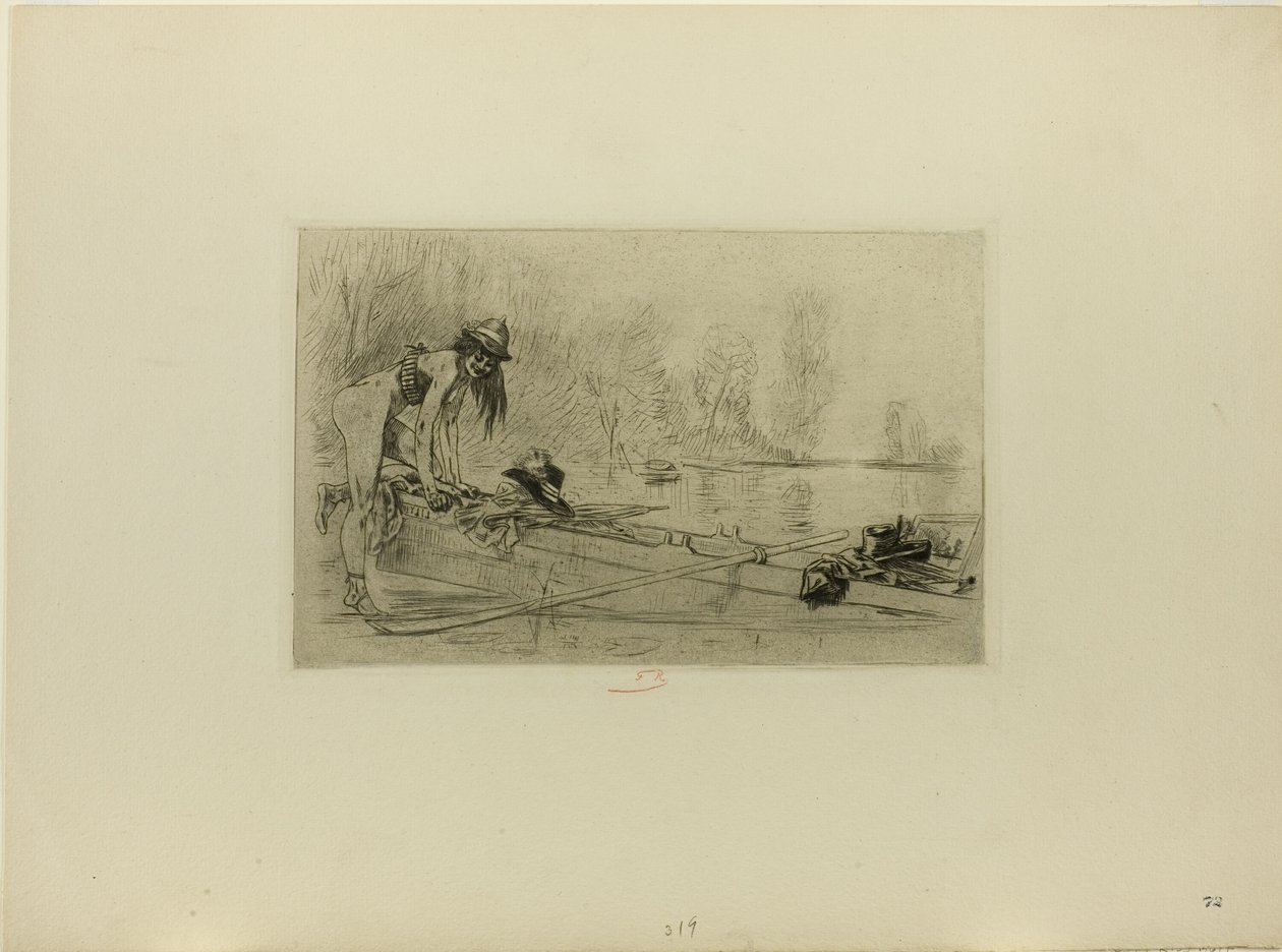 July by Félicien Rops