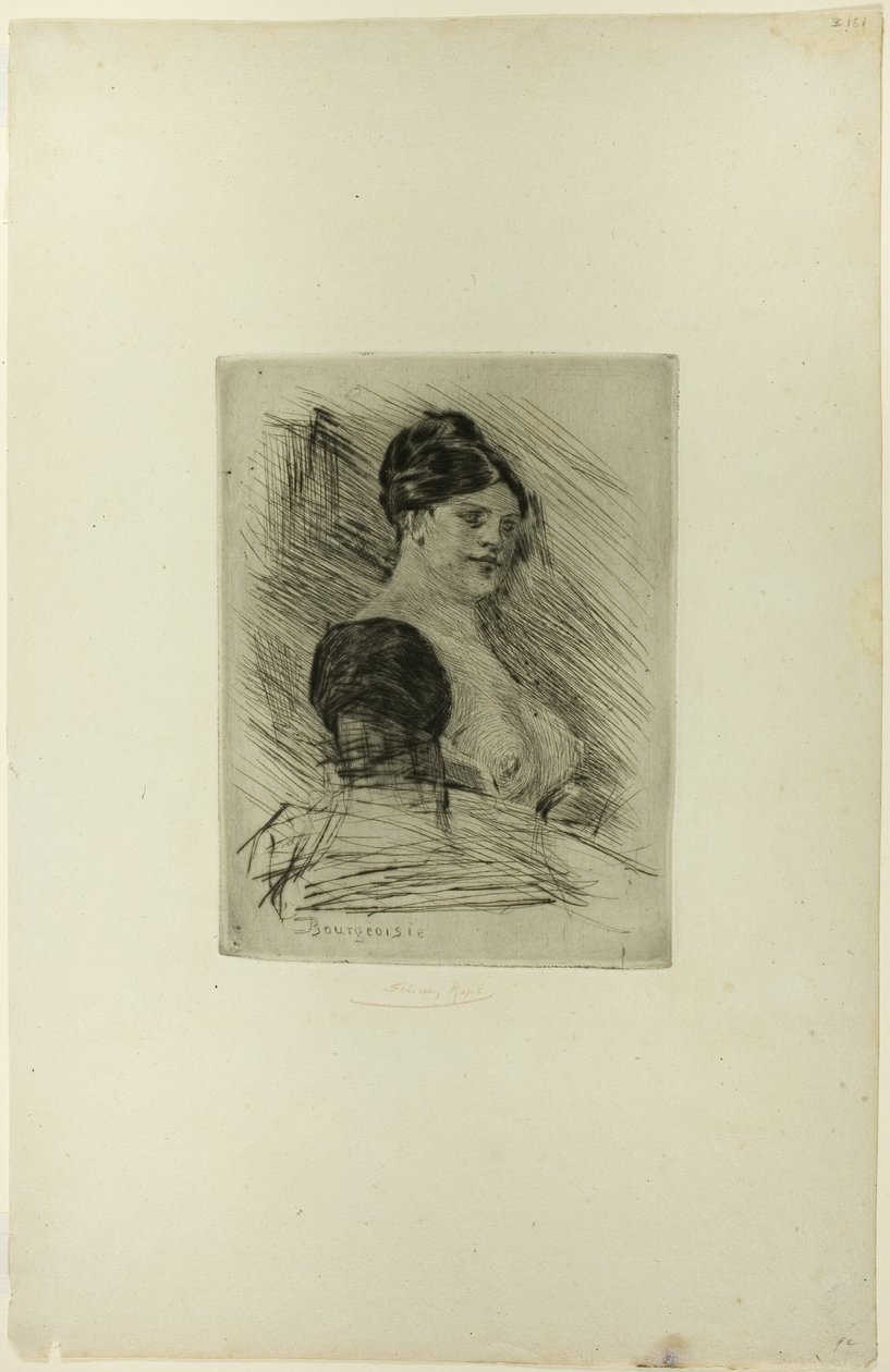Middle-Class by Félicien Rops