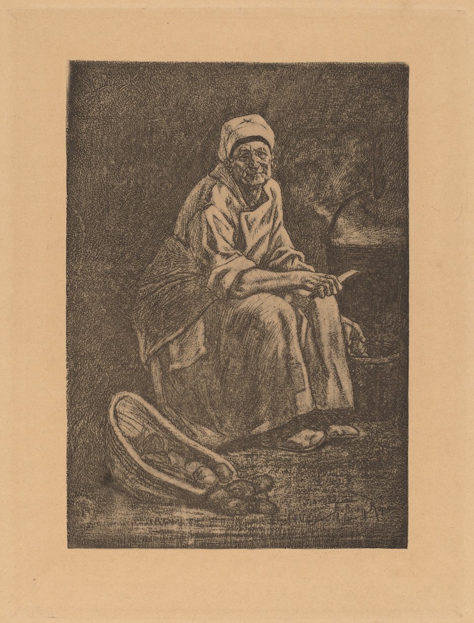 Oude-Kate by Félicien Rops
