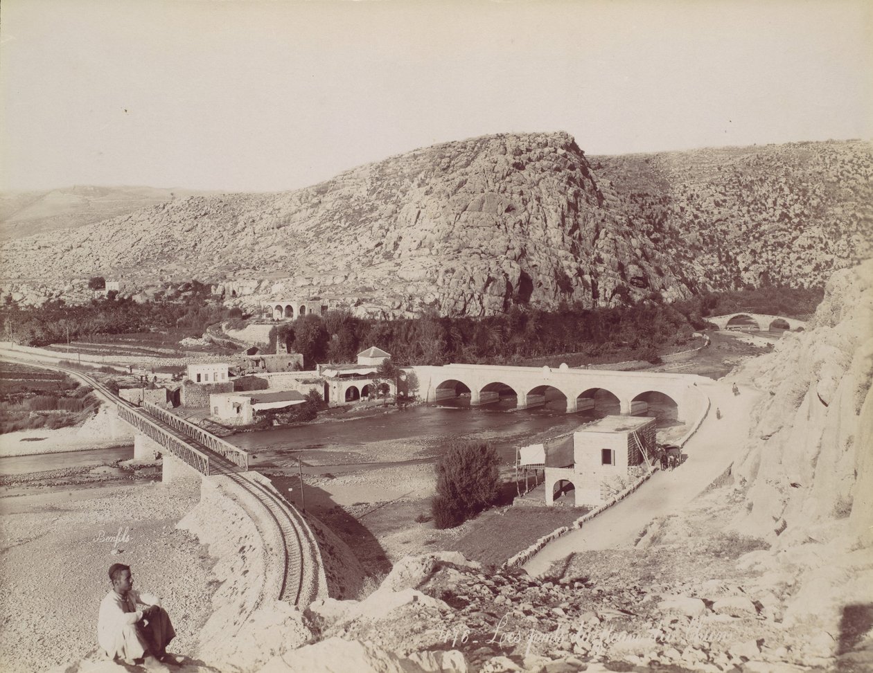 The Bridges of the River of the Dog, ca. 1880 by Félix Bonfils
