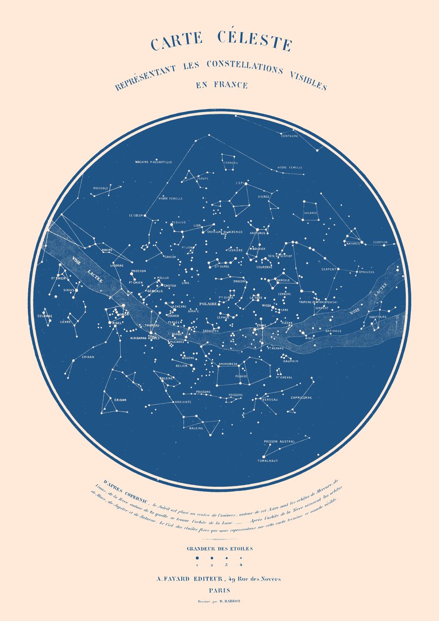 Carte Celeste - ASTER EDITION, 2022 by Florent Bodart
