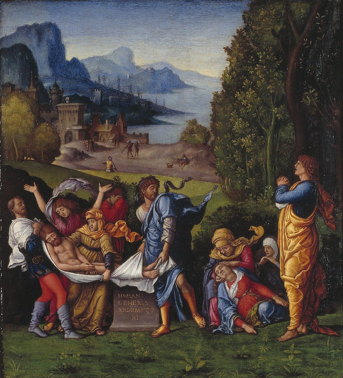 The Entombment by Follower of Andrea Mantegna
