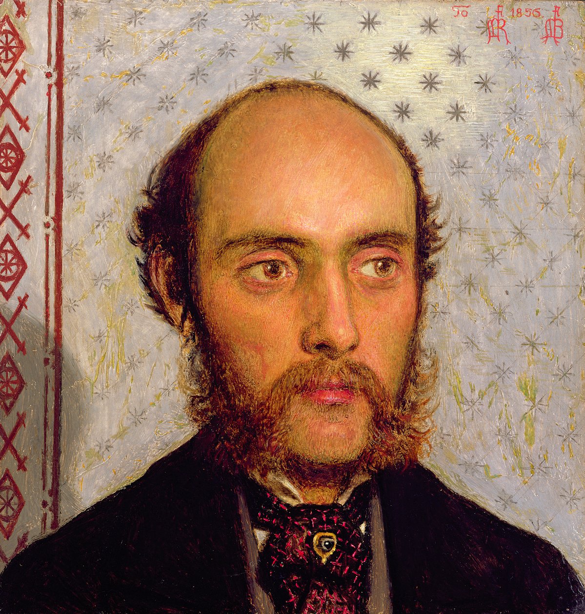 Portrait of William Michael Rossetti (1829-1919) by Lamplight, 1856 by Ford Madox Brown