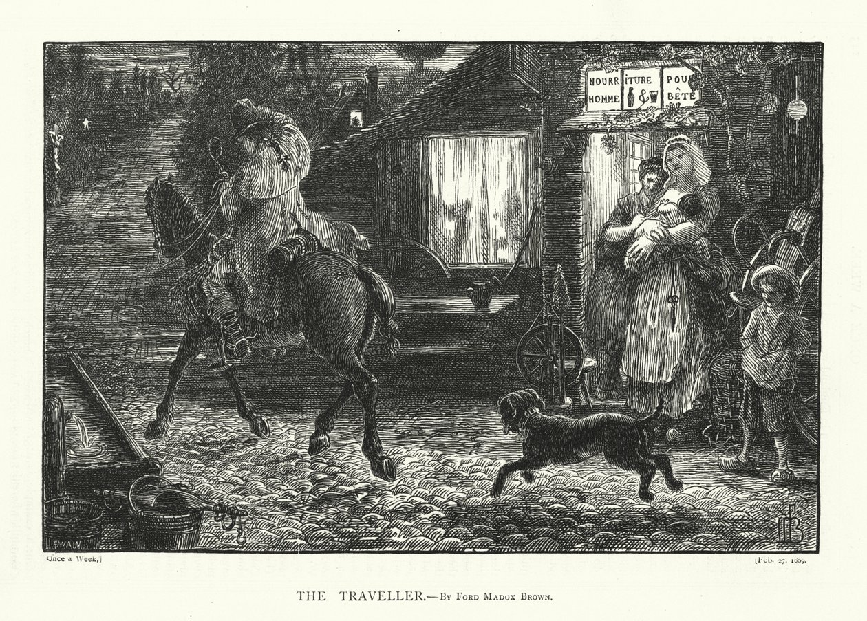 The Traveller by Ford Madox (after) Brown