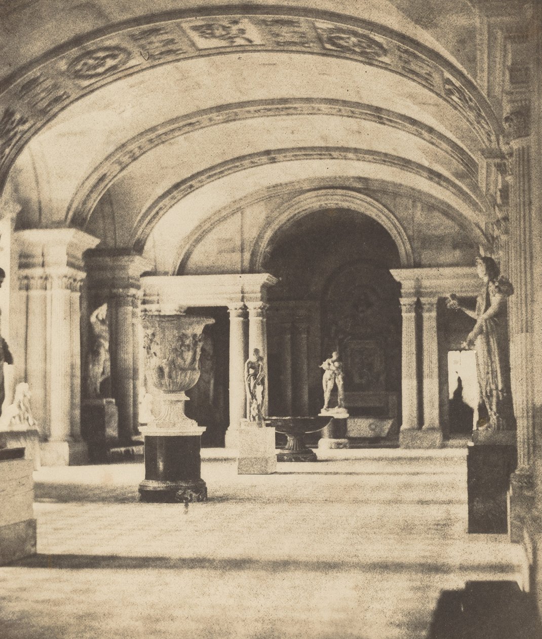 Salon of the Caryatides, Louvre by Fortuné Joseph Petiot Groffier