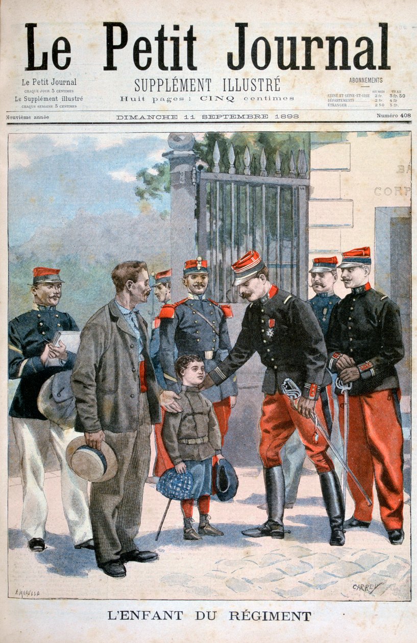The Child of the Regiment, 1898 by Fortuné Méaulle