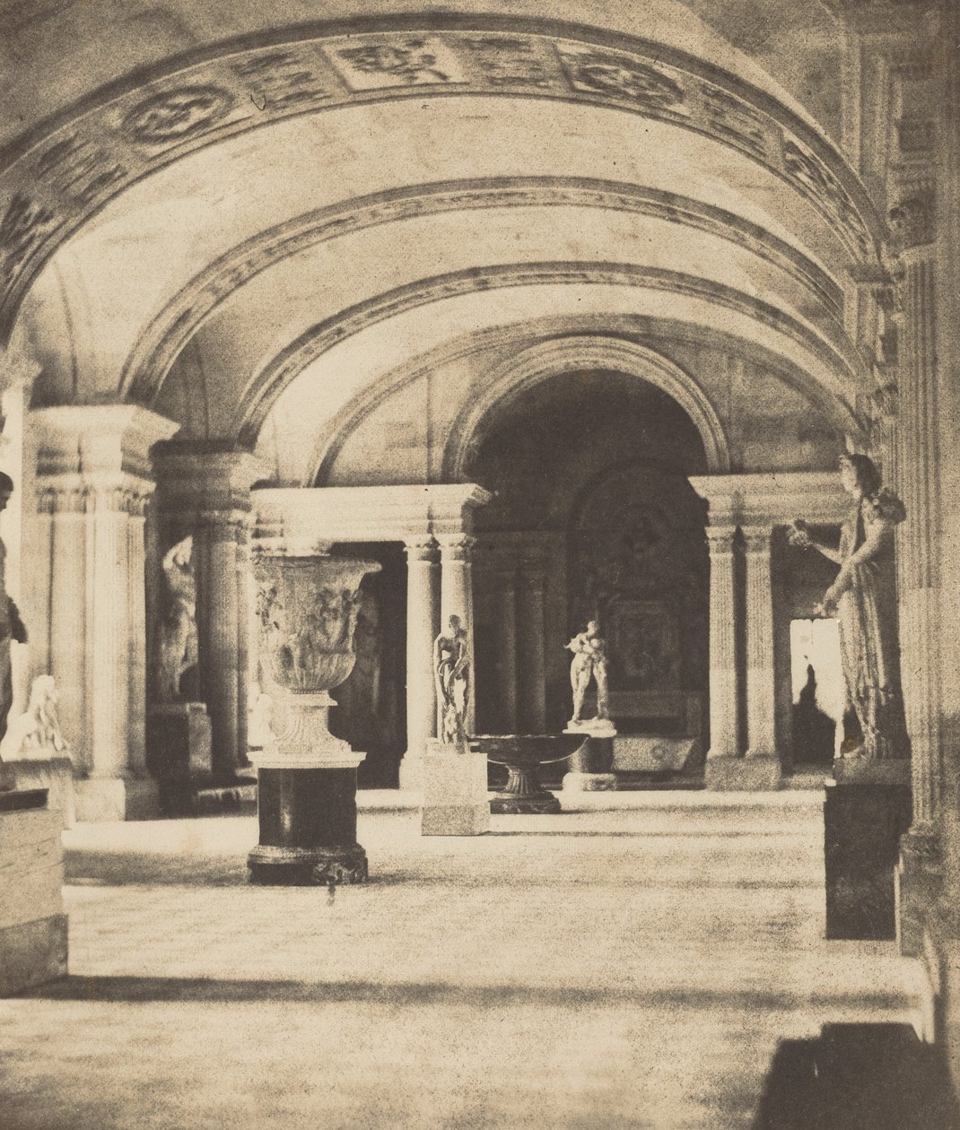 Salon of the Caryatides, Louvre by Fortune Joseph Petiot-Groffier