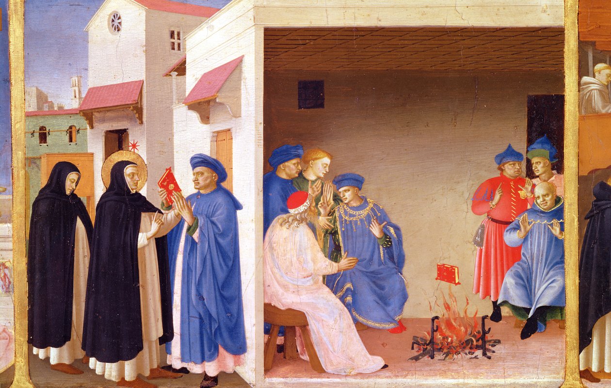 The Coronation of the Virgin (detail) by Fra Angelico