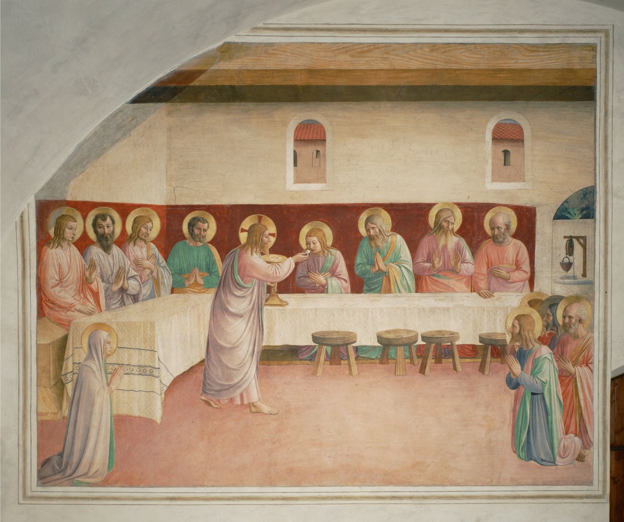 Cella 35: The Last Supper by Fra (c.1387-1455) Angelico