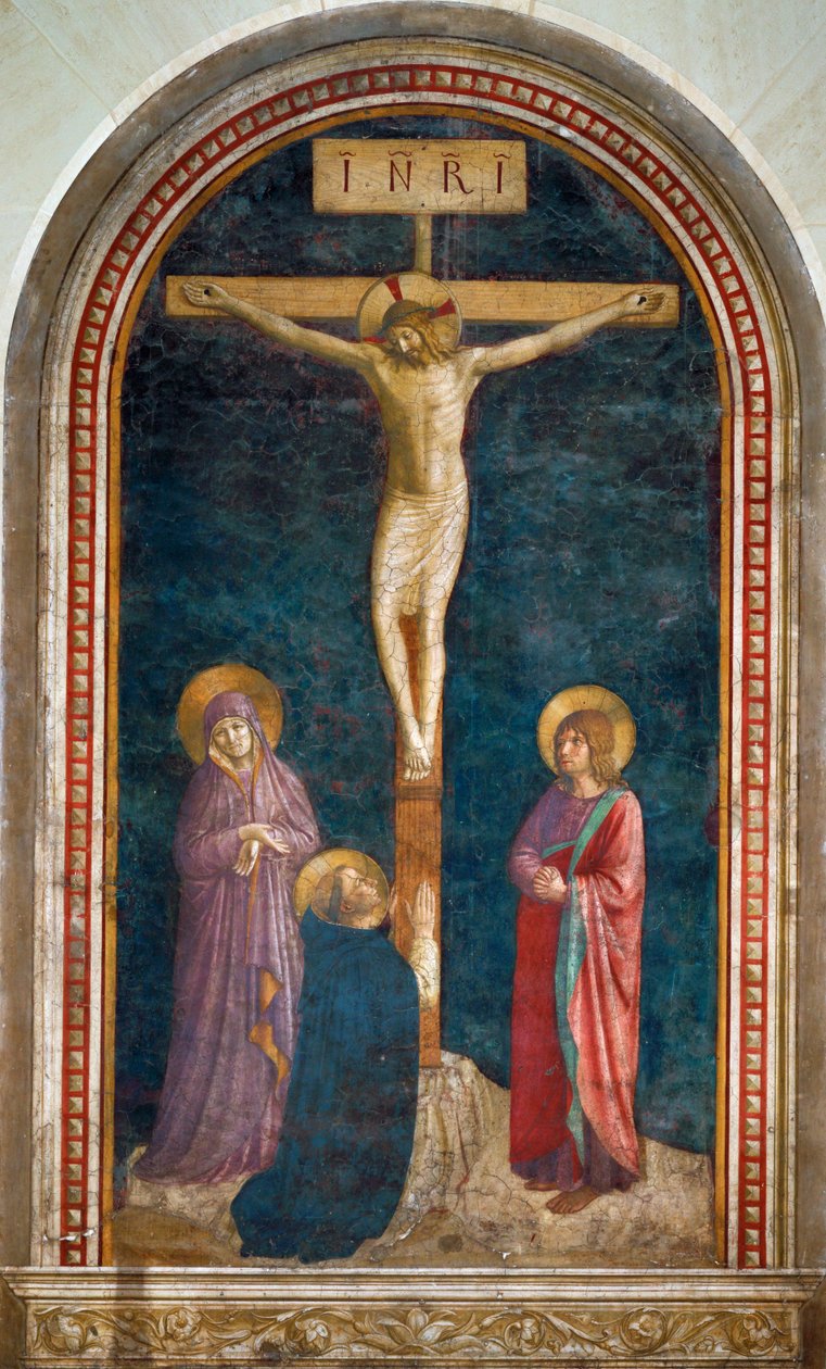 Crucifixion with Saint Dominic by Fra (c.1387 1455) Angelico