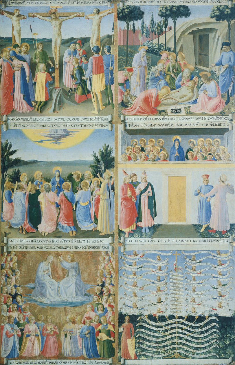 Silver Chest with life of Jesus by Fra (c.1387 1455) Angelico