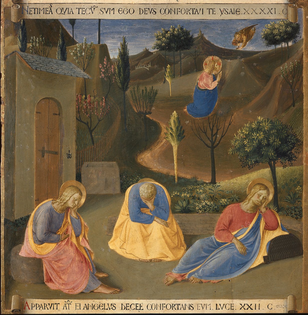 The Agony in the Garden of Gethsemane by Fra  Angelico