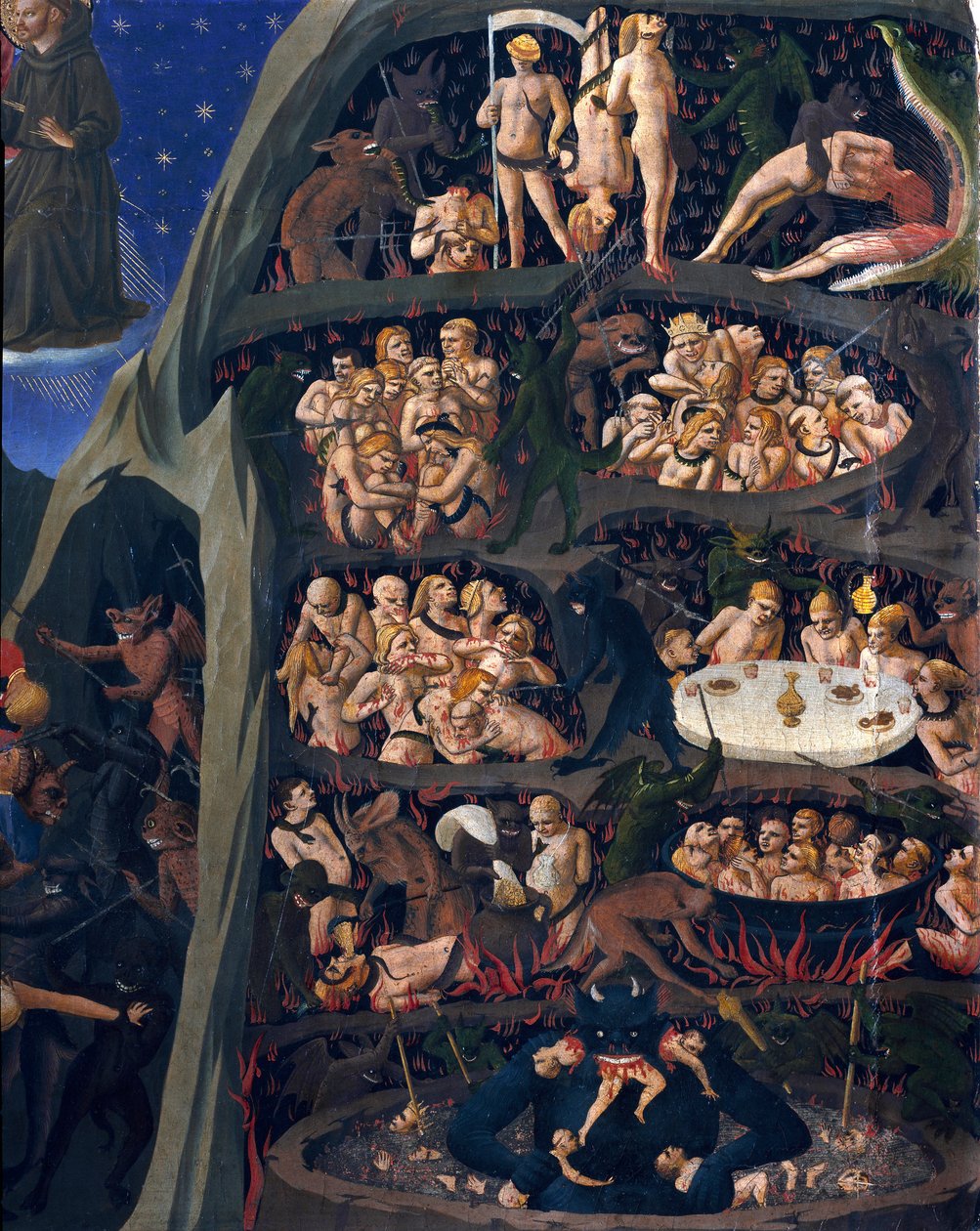 The Final Judgment: Hell by Fra  Angelico