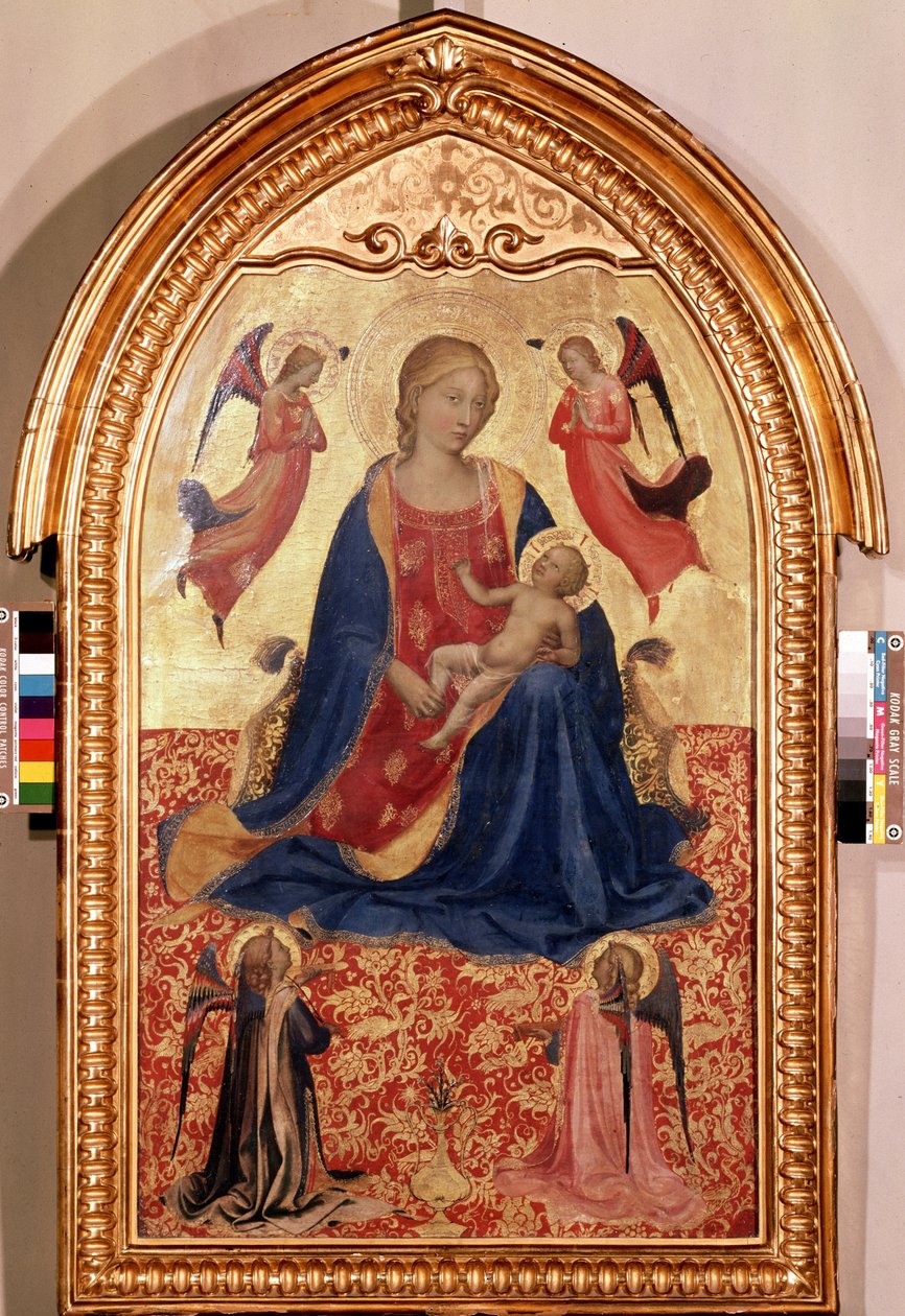Virgin and Child with Angels by Fra (c.1387 1455) Angelico