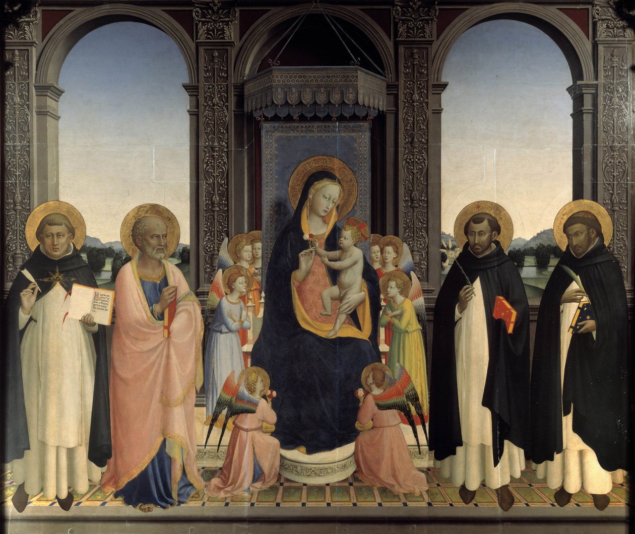 Polyptych Of Saint Dominic By Fra Angelico