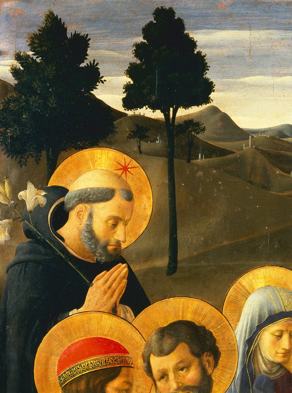The Crucifixion detail By Fra Angelico Fine Art Print